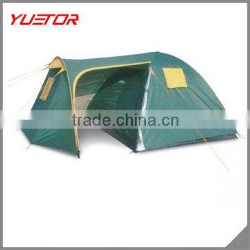 Double Layers and 3 - 4 Person 3 season camping waterproof family tent