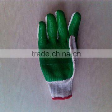 rubber coated cotton glove/latex gloves guangzhou