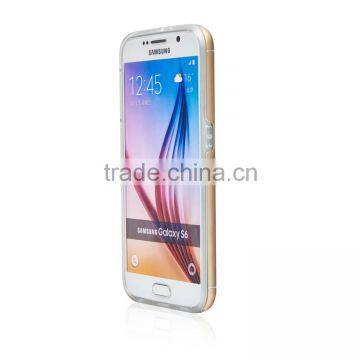 Double layer matte cases for samsung galaxy s6 aluminum + tpu cases free sample