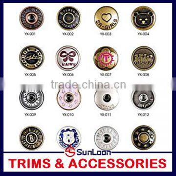 New Product Supreme Quality Crazy Selling Horn Jeans Button