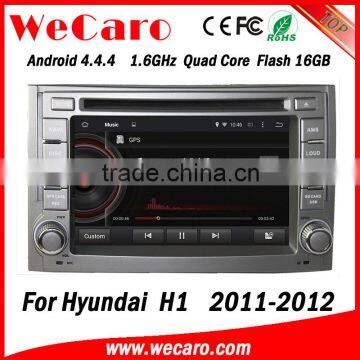 Wecaro WC-HH6224 Android 4.4.4 car stereo 2 din for hyundai h1 car dvd player radio gps 1080p 2011 2012