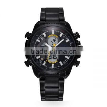 Stainless steel luxury business men wrist watch