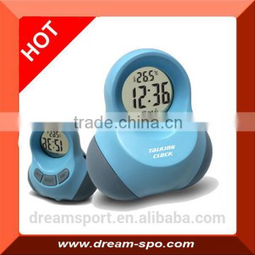 Best promotional temperature talking alarm clock