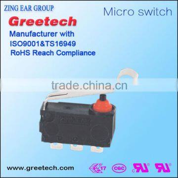 On Off Push Button Micro Switch 0.1A 125/250VAC