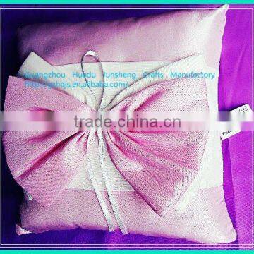 Ring Bearer Pillow with Satin Ribbons JS-W107