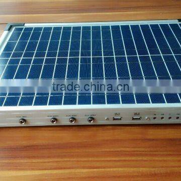 20W Intergrated Lithium Ion Battery Solar Panel System, Portable Solar Power System,solar Electricity Generating System for Home photo-3