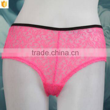 cheap sexy women lace pleochroic panty thong,stable quality disposable ladies G-string