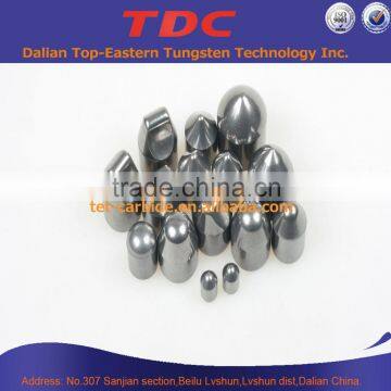 cemented carbide buttons for oil-field drilling bits