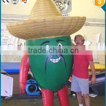 Hot sale Inflatable farmer Customized inflatable moving cartoon characters inflatable moving cartoon