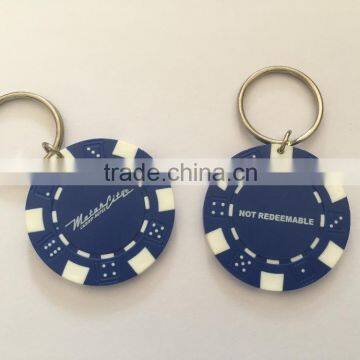High Quality ABS Custom Poker Chip Keychain photo-2