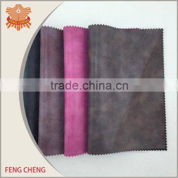 Full pu Brush pu Artificial Leather photo-6