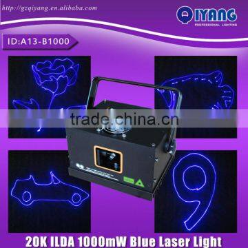 20K ILDA 1000mW light disco blue laser