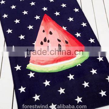 Wholesaler Shaped Round Beach Towel Watermelon