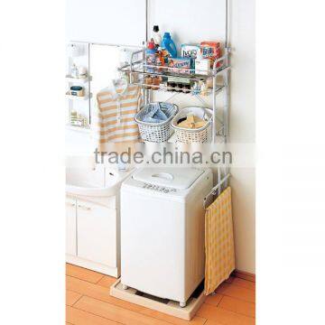 Washing Machine Stowage Racks&Home Bathroom Washing Machine Tubular Storage Rack 3S-06