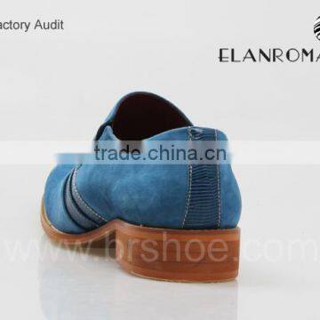 Slip-on Men Dress Leather Shoe Flat Outsole Shoes for Men Mexico Design photo-4