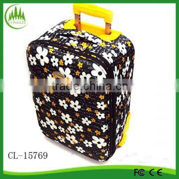 wholesale flower luggage bag