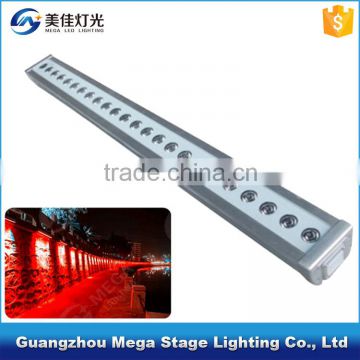 24pcs 3watt bar lighting 3in1 dmx led wall washer ip65 rgb