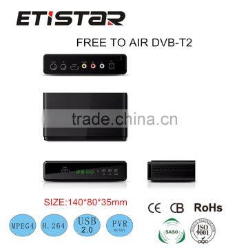 Newest hot selling terrestrial receiver DVB-T2 cable tv set top box