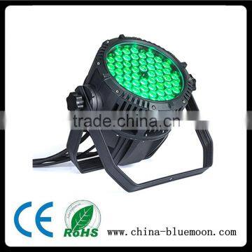 cheap 3w*54pcs led waterproof rgb dmx stage light
