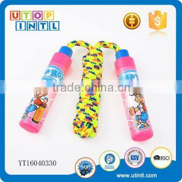 2016 Jump rope skipping kid playing sport toy for child