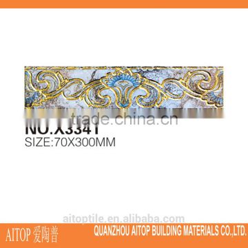 polished crystal ceramic border line