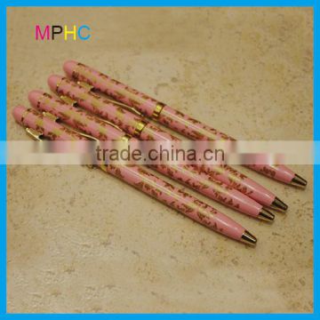 Factory Wholesale Customized Thick body Twist Metal Ball Point Pens Full Printing