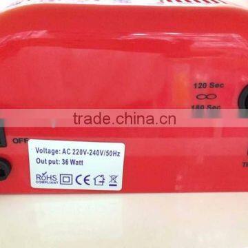 2015 New NEON COLOR 36W UV Lamp NAIL CURING MACHINE for Nail Art photo-2