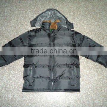 2013 new mens fashion nylon winter jackets with hoody