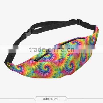 Fashion Waist Belt With Hot 3d Print Black Belt Waist Bag High Quality Wholesale Travel Belt Bag With Zippers Pouch Purses Cases photo-2