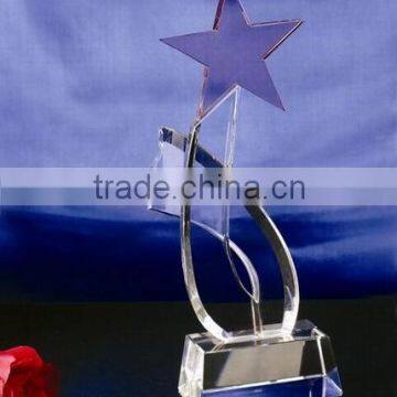 Models Custom Acrylic Trophy with Star