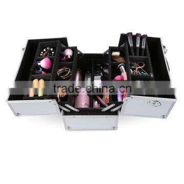 Homdox Home Cosmetic Organizer Case Jewelry Box Lockable Makeup Box OS004506 photo-2