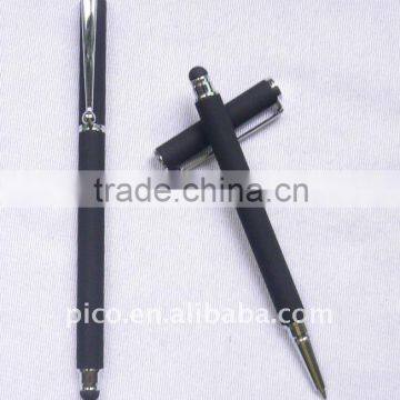 Black Color Stationery Slim Metal Roller Pen Stylus Pen For Office