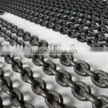 Welded mining scraper chain for chain conveyor