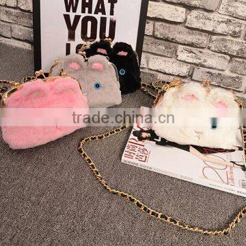 Faux Fur/Rabbit Fur Ladies Handbags Bags New Products