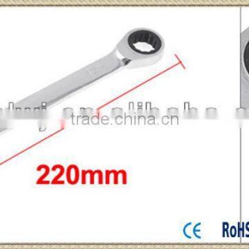 220mm Long 16mm 12 Point Polished Open Box End Combination Wrench Sets