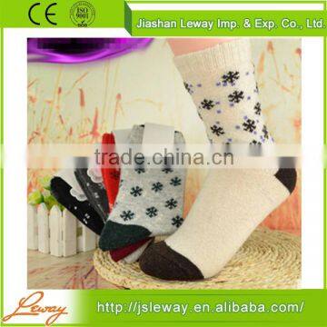 New Style wholesale custom colorful thick wool socks anti-slip wool socks