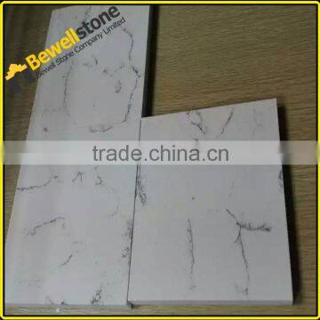 man made carrara quartz tiles, bianco carrara quartize stone for wall