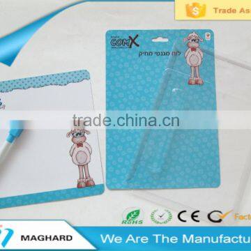 Funny Cartoon Kids Magnetic Writing Board Sheet With Pen
