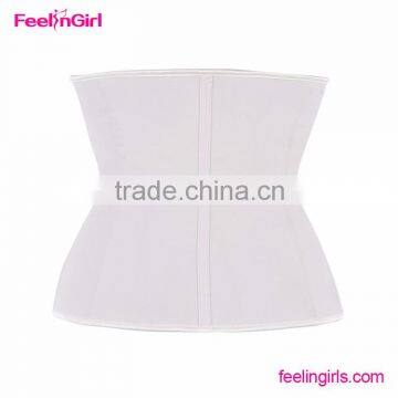 High Quality Nude Latex Rubber 4 Row Hooks Waist Trainer Corset photo-5