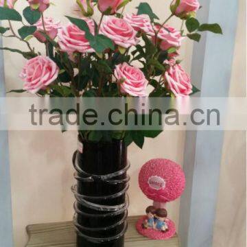 pink EVA real touch handmade artificial flowers