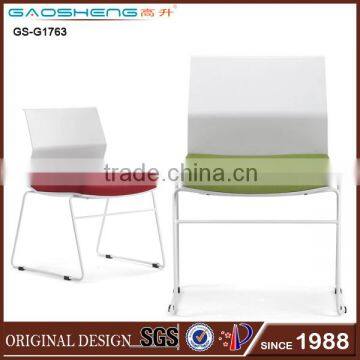 High quality Plastic Stackable Chair With Seat Molded Foam For Conference Room GS-1763