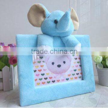 plush toys/Stuffed animal Photo Frame / Plush Photo Frame /lovely designs of animal shaped photo frame