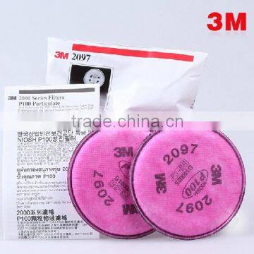 Guarantee 100% original 3M 2097 P100 filter 3M Particulate Filter P100 Protection for 3M half face mask and 3M full face mask