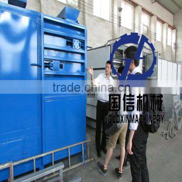 Charcoal/coal briquette net belt tunnel dryer/mesh belt dryer from Guoxin Factory