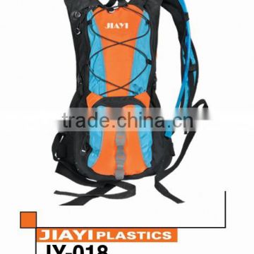 Solar hydration backpack with bladder and bite valve