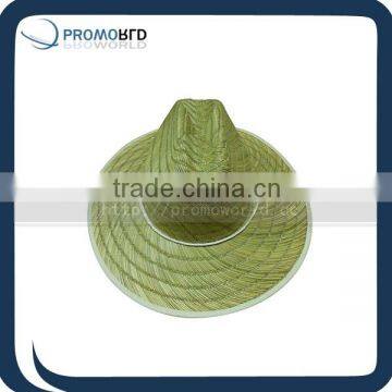 bucket straw hat hollow boater straw hats promotional gift