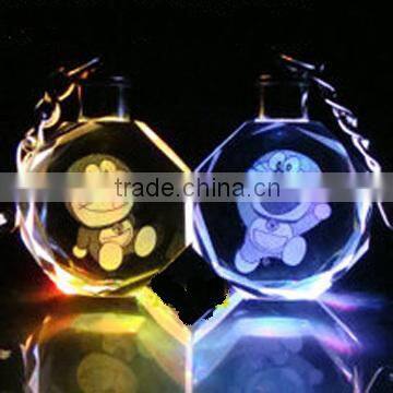 cartoon colorful crystal key chain