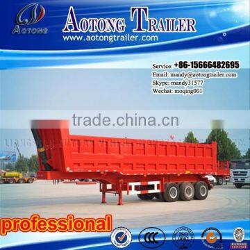 Juyuan Vehicle direct factory 3 axle end dump trailer for sale