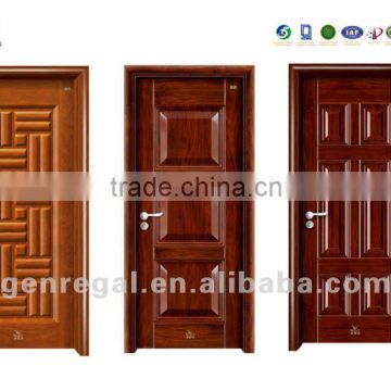 Deep Stamping Interior Decorative steel wooden doors