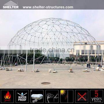 Steel Frame Structure Space Dome Shed for Event photo-3